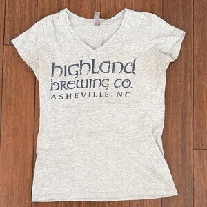 Highland Brewing grey tee